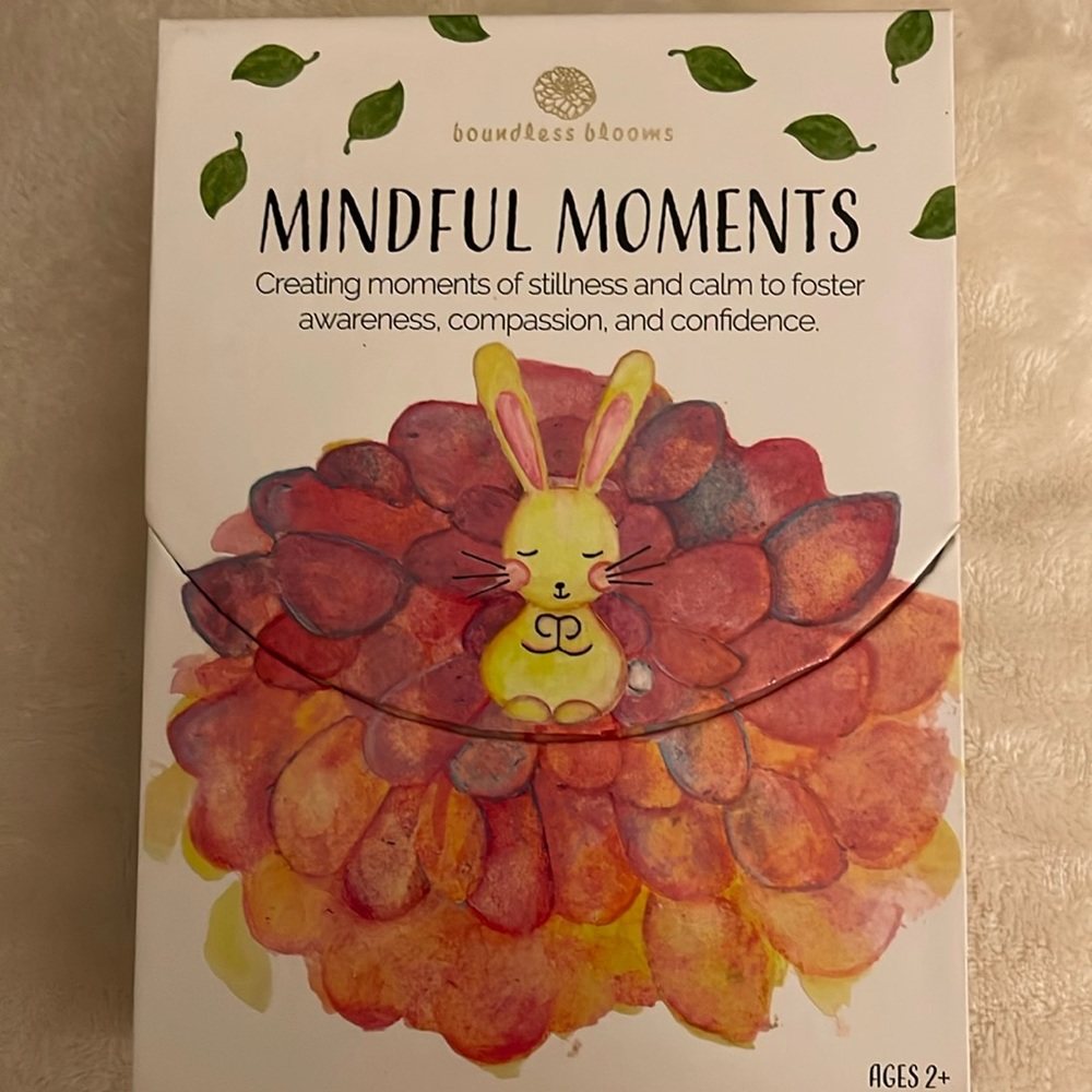 Darling box of guided exercises and mantras for parent and child.